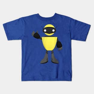 waving robot Kids T-Shirt